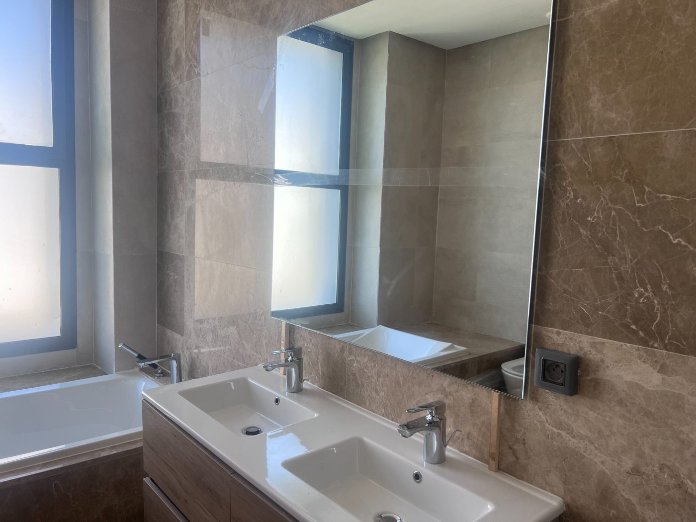 Salle de bain entretenue